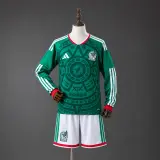 Conjunto México Primera Equipación Manga Larga 2026 Niños