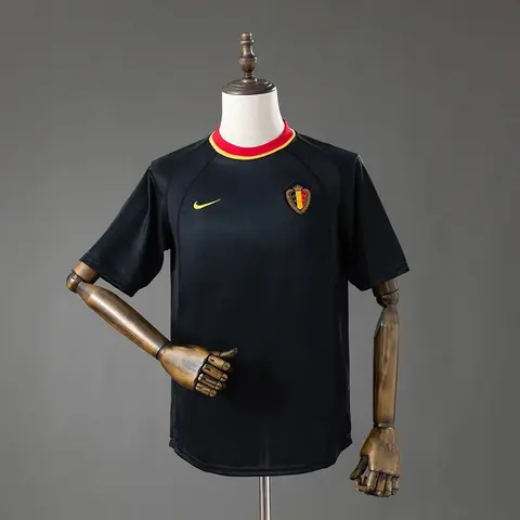 Camiseta Bélgica Segunda Equipación 2000 Retro