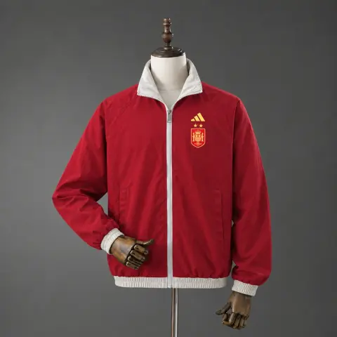 Spain 2026 Red Full-Zip Jacket