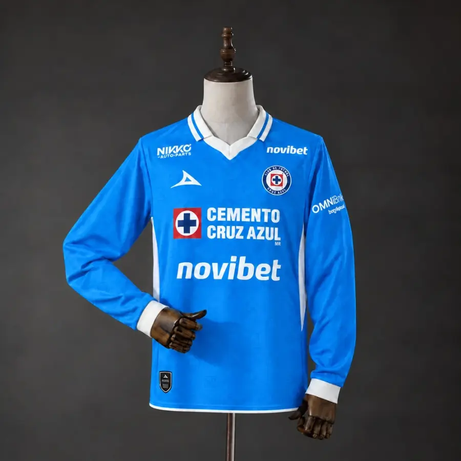 Camiseta Cruz Azul Primera Equipación 26/27 Manga Larga