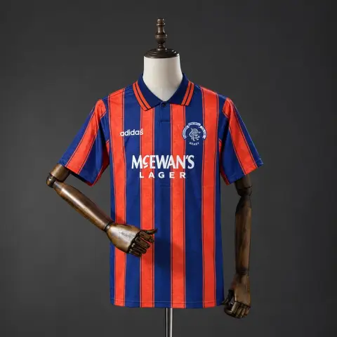 Maillot Rangers Extérieur 93/94 Rayures Fines Rétro