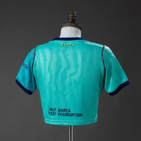 Barcelona Third Women's Crop Shirt 26/27
