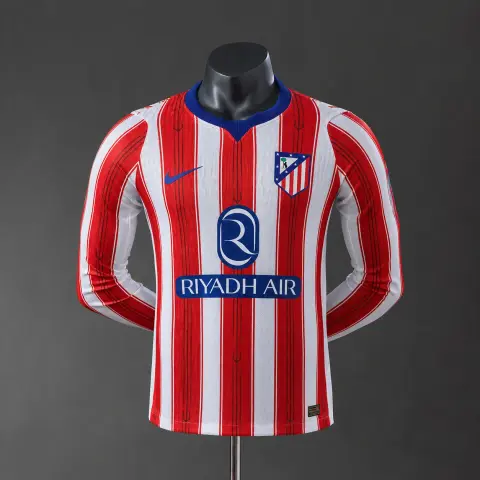 Atlético Madrid Heimtrikot 26/27 Langarm Spielerversion