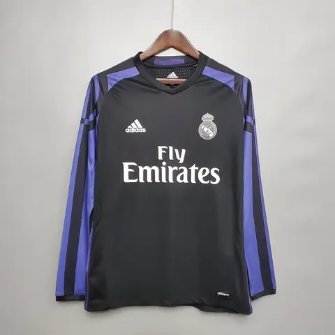 Real Madrid Away Shirt 15/16 (Retro) · Long Sleeve