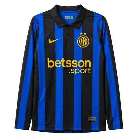 Camiseta Inter Milán Primera Equipación 26/27 Manga Larga