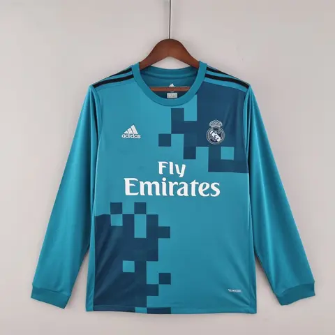 Real Madrid Third Shirt 17/18 (Retro) · Long Sleeve