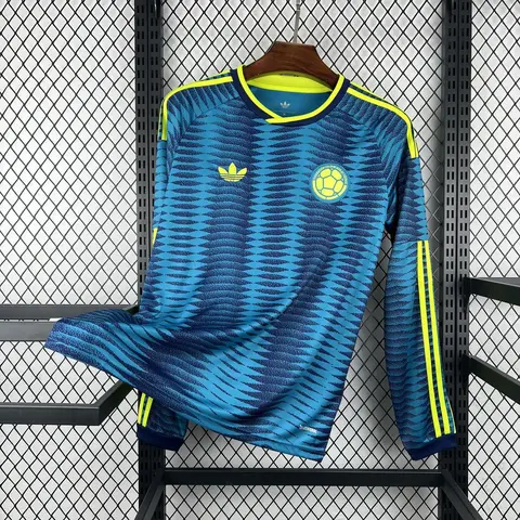 Camiseta Colombia Segunda Equipación Mundial 2026 Manga Larga