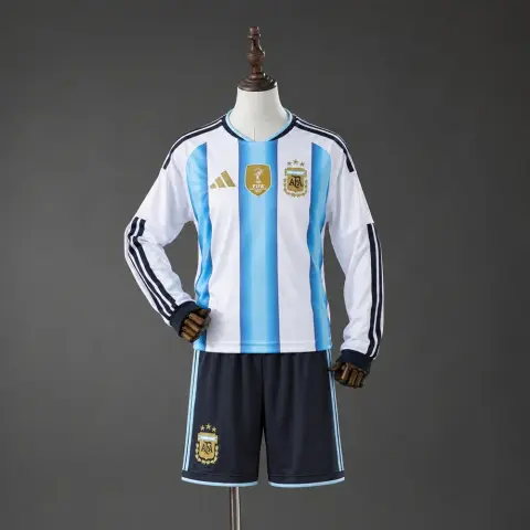 Argentina Home Long-Sleeve Kids Kit 2026