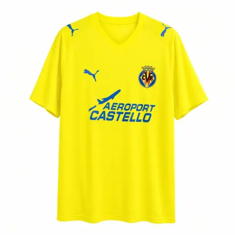 Camiseta Villarreal 2008/09 Primera Equipación Retro