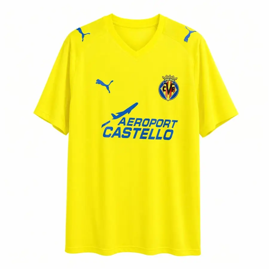 Camiseta Villarreal 2008/09 Primera Equipación Retro