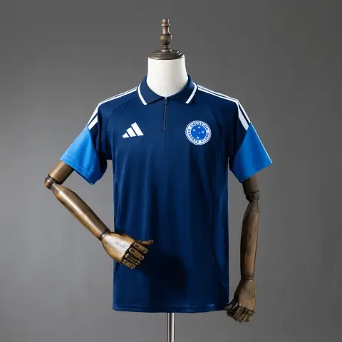 Polo Cruzeiro Entraînement Bleu Marine 26/27 Homme