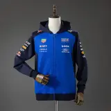 Sudadera con Capucha y Cremallera Red Bull Racing 2026 Azul Marino Hombre