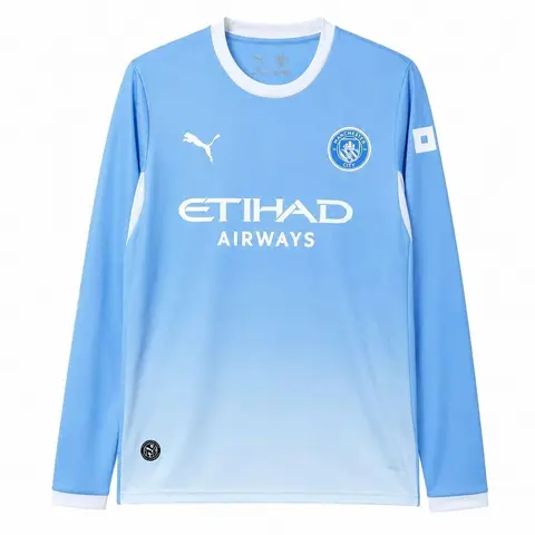 Camiseta Manchester City Primera Equipación 26/27 Manga Larga