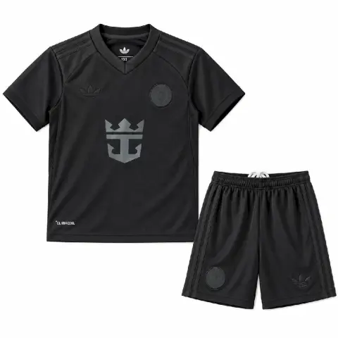 Conjunto Inter Miami Segunda Equipación Todo Negro 26/27 Niños