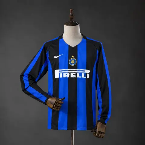 Maglia Inter Prima Divisa 04/05 Retro Manica Lunga