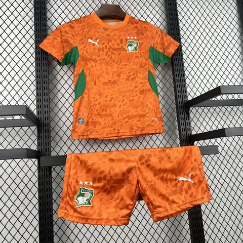 Conjunto Costa de Marfil Primera Equipación Mundial 2026 Niños