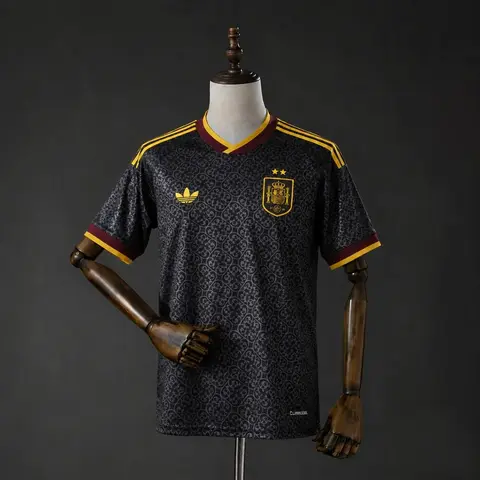 Camiseta España Edición Especial 2 Estrellas Negra 2026 Hombre