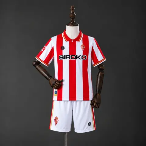Conjunto Sporting de Gijón Primera Equipación 26/27 Niños