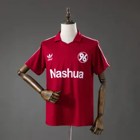 Maillot Hannover 96 Domicile 91/92 Rétro Homme