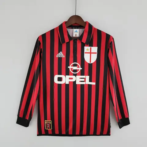 Milan Xvi 99/00 Manga Larga Hombre (Retro)