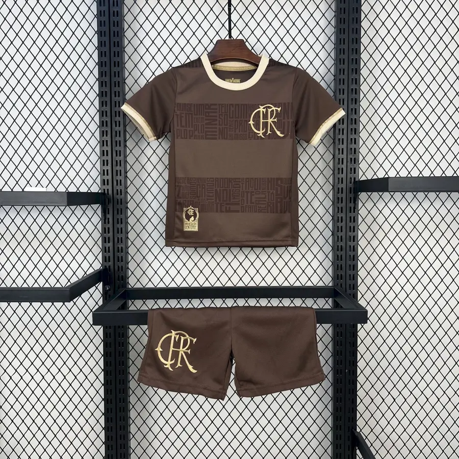 FLAMENGO EQUIPACIÓN NOVIEMBRE NEGRO 24/25 NIÑOS - Bota de Oro Tienda