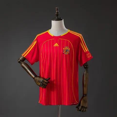 Camisa Espanha Primeira Equipação 2006 Retrô