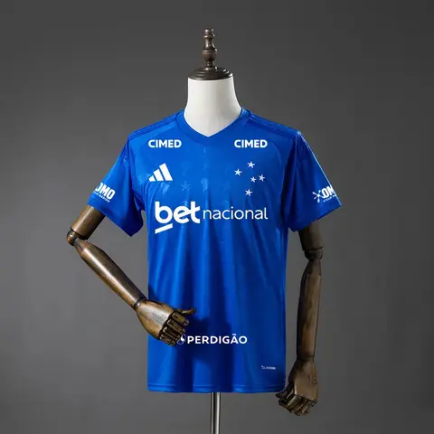 Camiseta Cruzeiro Primera Equipación con Patrocinadores 26/27 Hombre