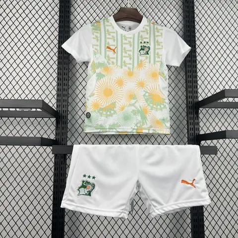 Conjunto Costa de Marfil Segunda Equipación Mundial 2026 Niños
