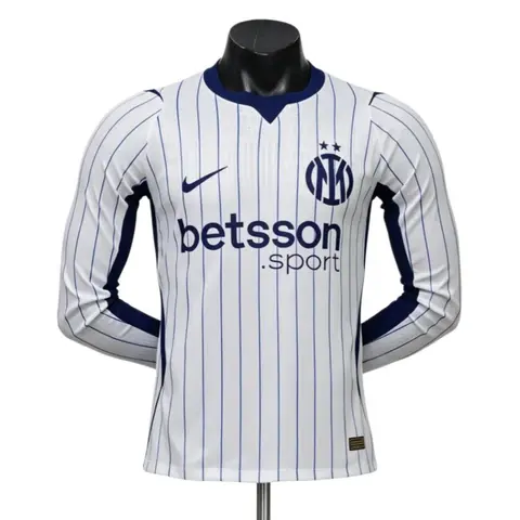 Camiseta Inter Milán Segunda Equipación 26/27 Manga Larga Versión Jugador