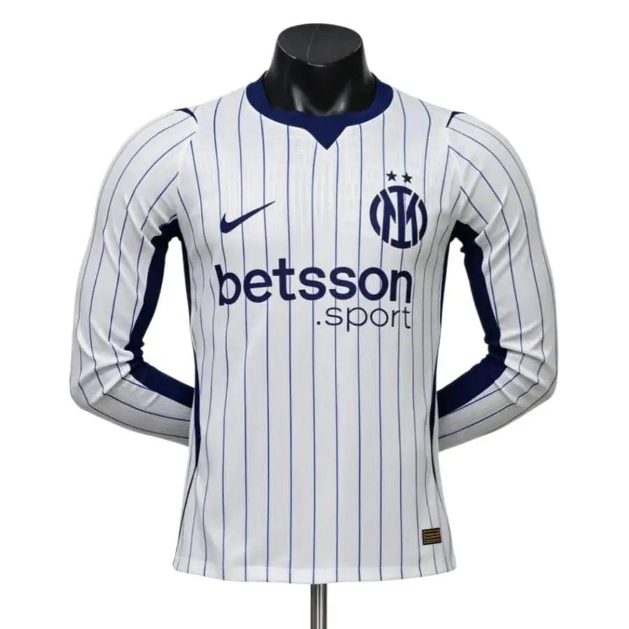 Camiseta Inter Milán Segunda Equipación 26/27 Manga Larga Versión Jugador - Bota de Oro Tienda