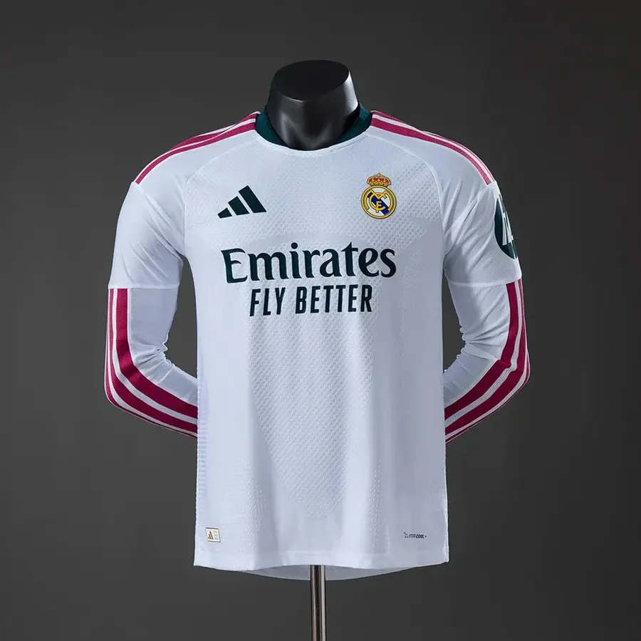Camiseta Real Madrid Primera Equipación 26/27 Manga Larga Versión Jugador - Bota de Oro Tienda