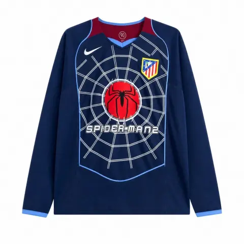Atletico Madrid Away Long Sleeve Retro Shirt 2004/05