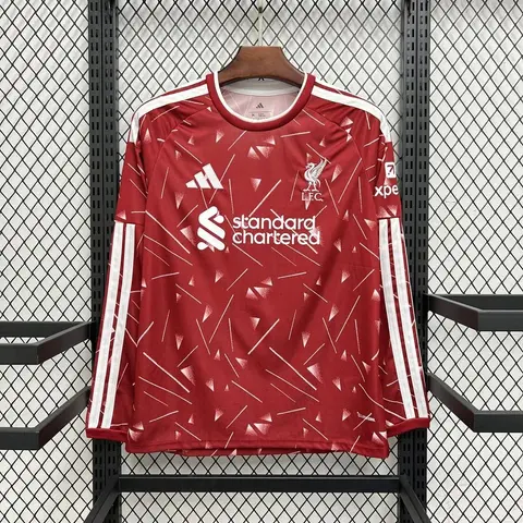 Camiseta Liverpool Primera Equipación 26/27 Manga Larga
