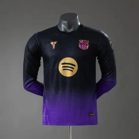 Barcelona Third Long Sleeve Player Version Shirt 26/27
