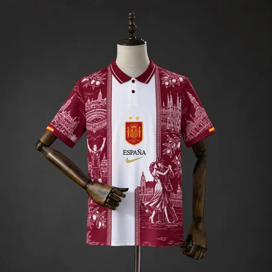 Polo España Edición Especial Roja y Blanca 26/27 Hombre