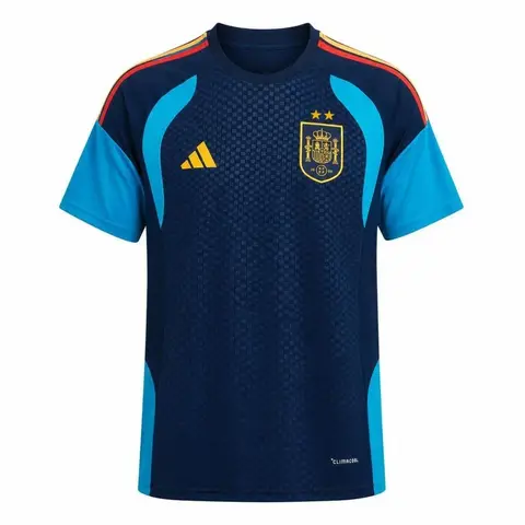 Camiseta España Pre-Partido 2026 Dos Estrellas Azul Marino Hombre