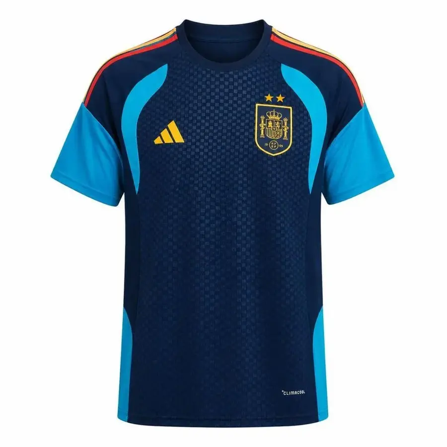 Camiseta España Pre-Partido 2026 Dos Estrellas Azul Marino Hombre - Bota de Oro Tienda