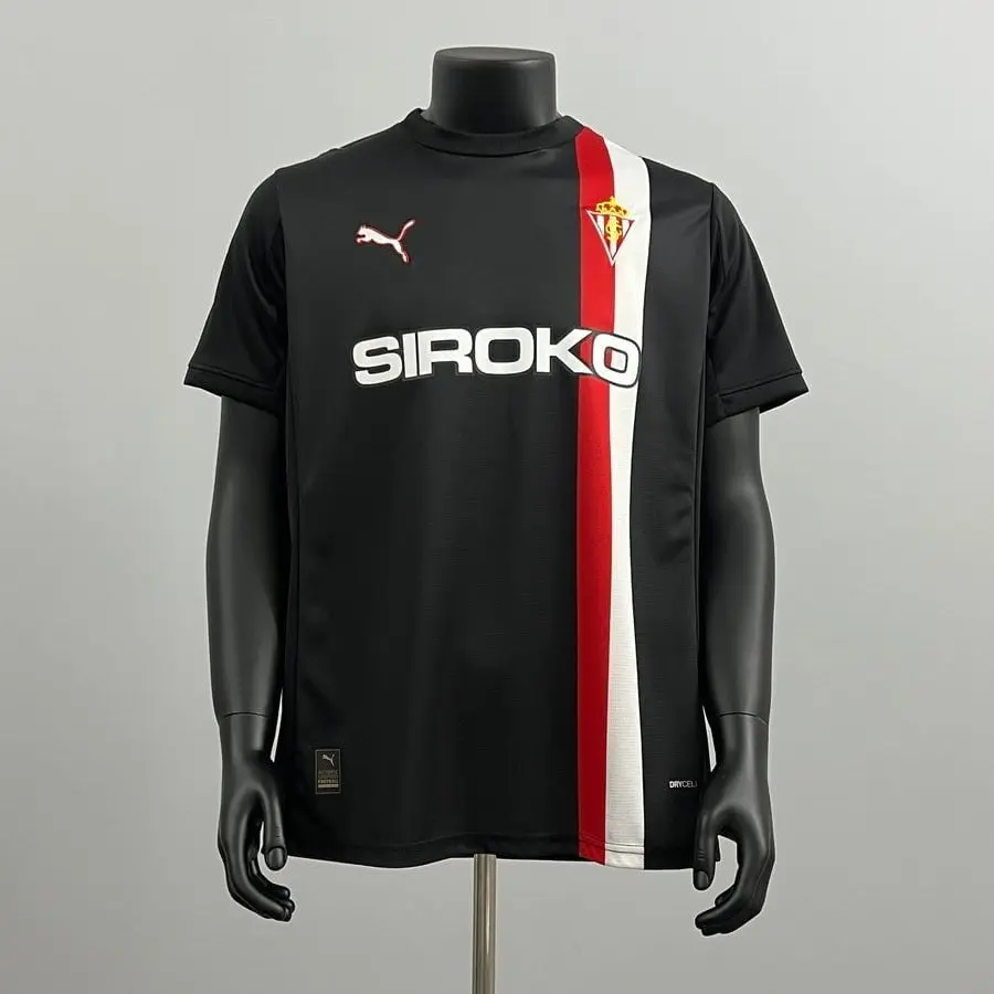 SPORTING GIJÓN SEGUNDA EQUIPACIÓN 25/26 HOMBRE - Bota de Oro Tienda