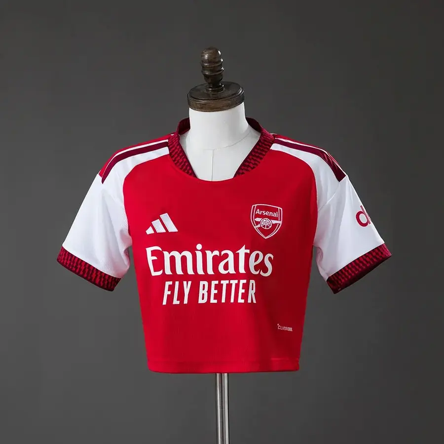Camiseta Arsenal Primera Equipación Match 26/27 Mujer Crop Top - Bota de Oro Tienda