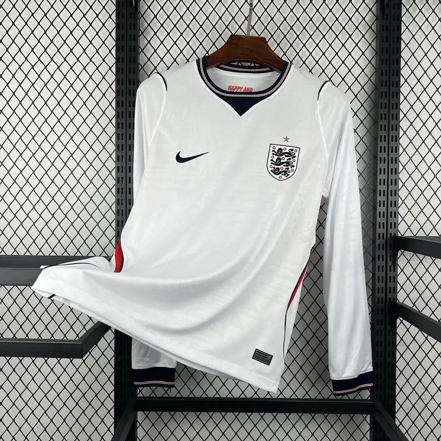 Camiseta Inglaterra Primera Equipación Mundial 2026 Manga Larga - Bota de Oro Tienda