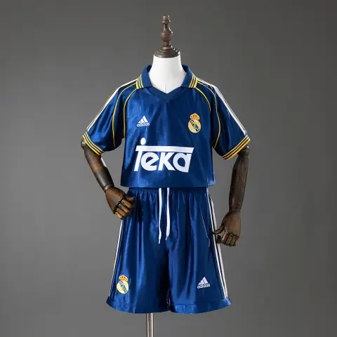 Completo Real Madrid Terza Divisa 98/00 Retro Bambino