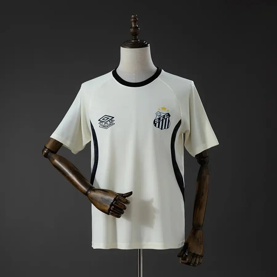 Camiseta Santos Entrenamiento Beige 26/27 Hombre - Bota de Oro Tienda