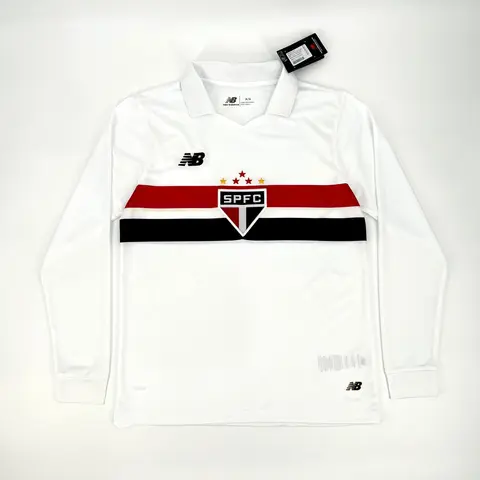 Maglia São Paulo Home 24/25 · Manica Lunga