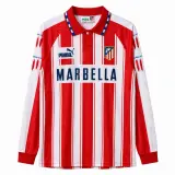Camiseta Atlético de Madrid 1994/95 Primera Equipación Retro Manga Larga