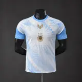 Camiseta Argentina Edición Conmemorativa Blanca Versión Jugador