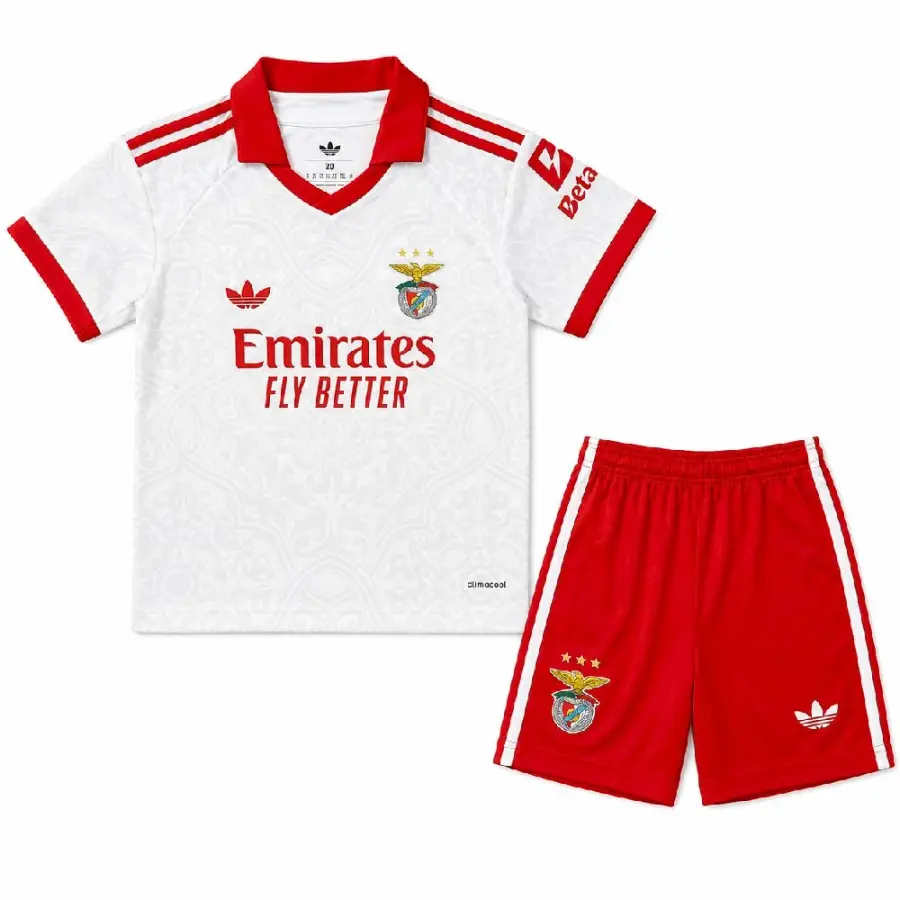 Conjunto Benfica Segunda Equipación 26/27 Niños