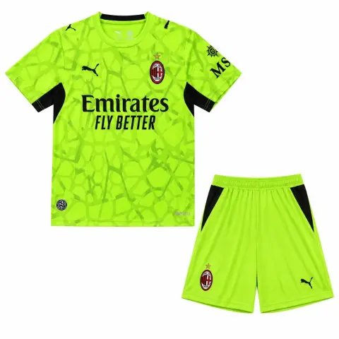 AC Milan Goalkeeper Green Kids Kit 26/27