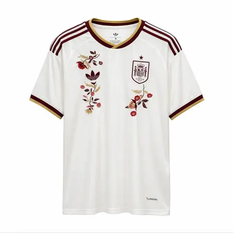 Camiseta España Segunda Equipación Bordado Floral 2026 Hombre