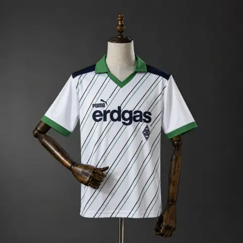 Camisa Borussia Mönchengladbach Primeira Equipação 1986 Retrô