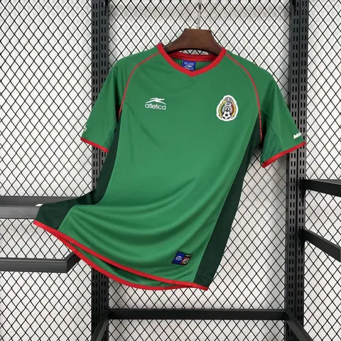Camiseta México Primera Equipación 2002 Retro